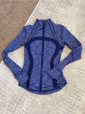 Lululemon royalty blue space dye define jacket size 2